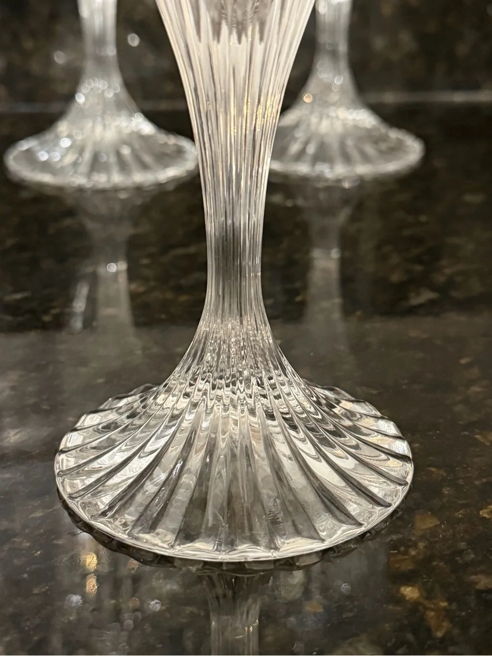 Mikasa Titan Crystal Champagne Flutes | Retired Pattern | Vintage Toasting Glass